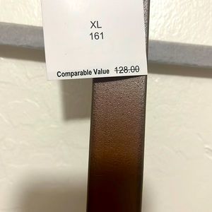 NWT Frye Brown Belt. with gold hardware. Flawless. Size XL. REVERSIBLE. BLACK